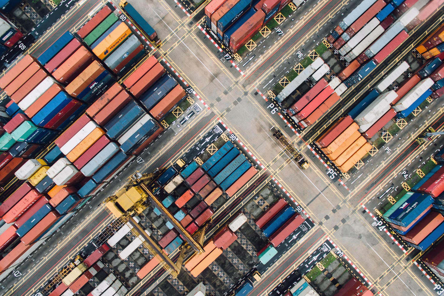 International cargo ship